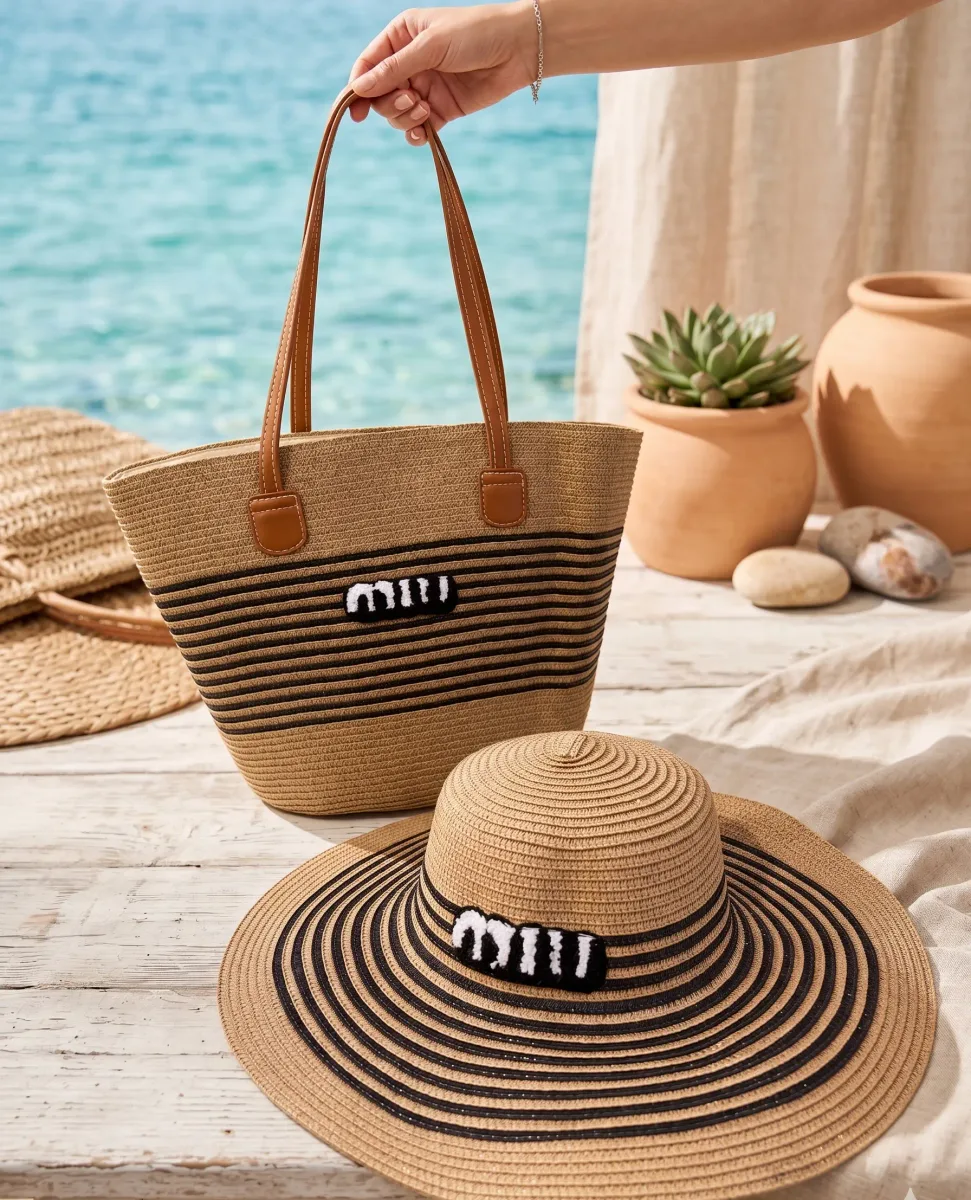 sac de plage + chapeau 3