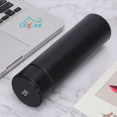 زجاجات مياه ذكية مع شاشة عرض درجة الحرارة LED 6